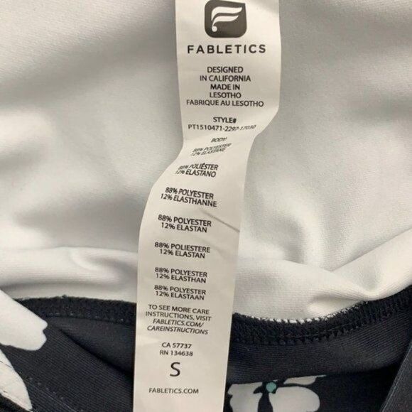 Fabletics Floral Leggings Size S - Picture 5 of 8